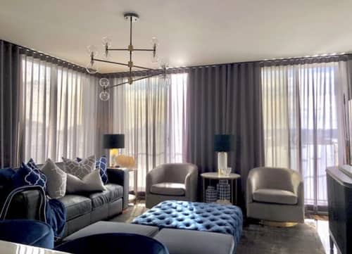 Sheer Surf Wave Curtains 17